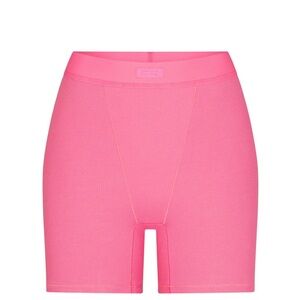 SKIMS Cotton Rib Boxer - Pink